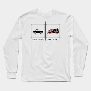 Your Truck, My Truck - inverted Long Sleeve T-Shirt